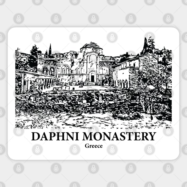 Daphni Monastery - Greece Magnet by Lakeric